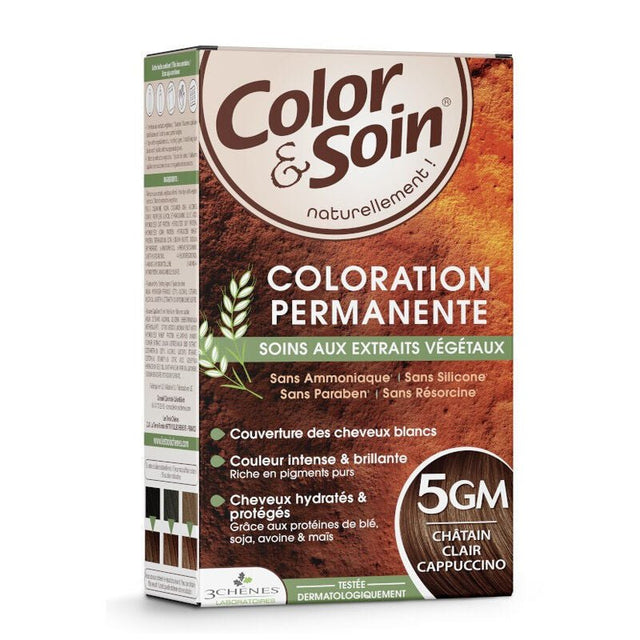 Light Brown Permanent Hair Color Dye 5GM - TryAladdin