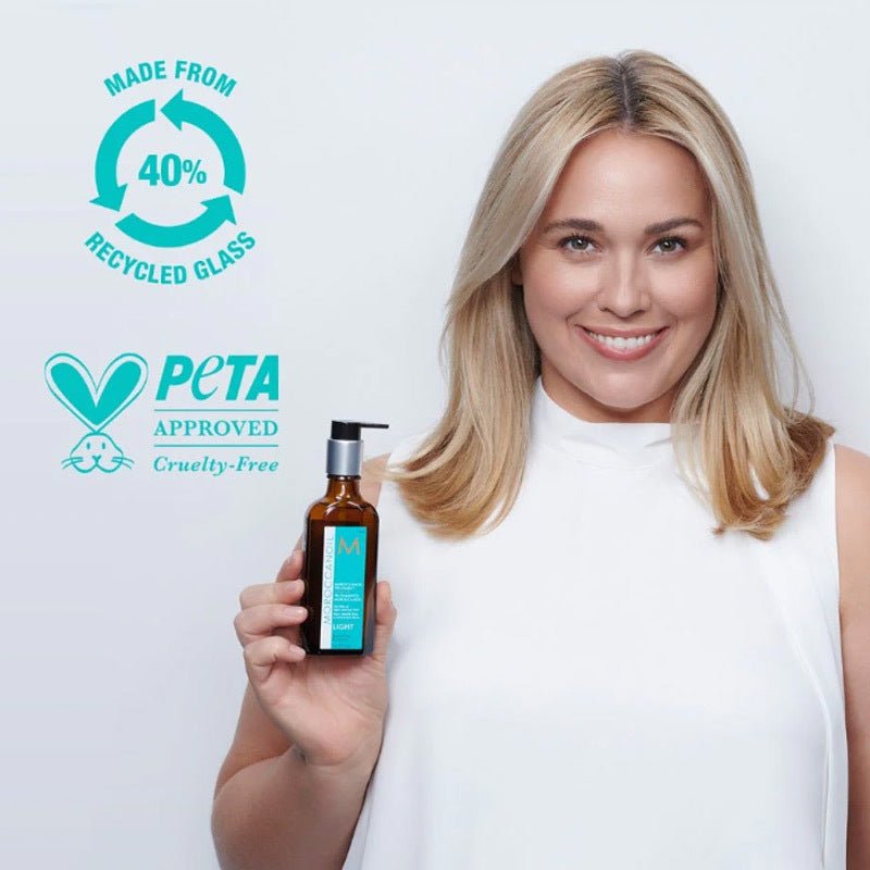 Lightweight Hair Treatment Oil - Shine Boosting & Frizz Control for Fine Hair - TryAladdin