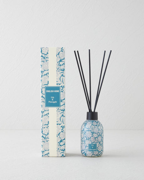 Premium Floral Fruit Reed Diffuser - Lily Pineapple Scent