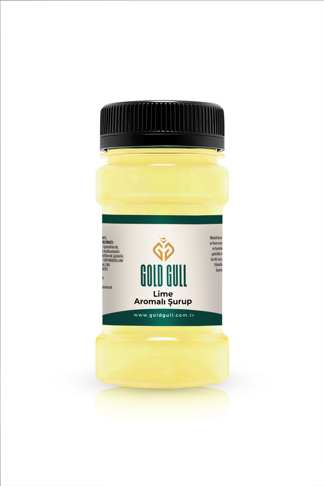 Gold Gull Premium Lime Flavor Beverage & Dessert Syrup Concentrate - 80ml
