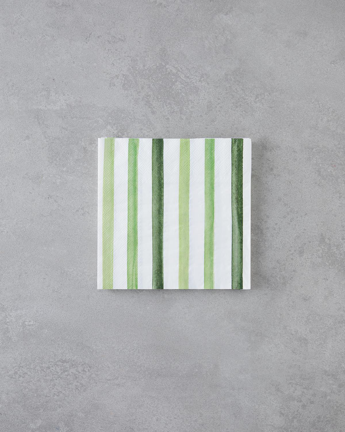 Dekorative grüne Papierservietten, Profiqualität 33x33cm