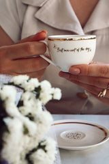 Linden Art Porcelain 'Best Moment Of The Day' Premium Coffee Cup - TryAladdin