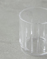 Elegant Transparent Turkish Coffee Serving Glass Set 6 Piece