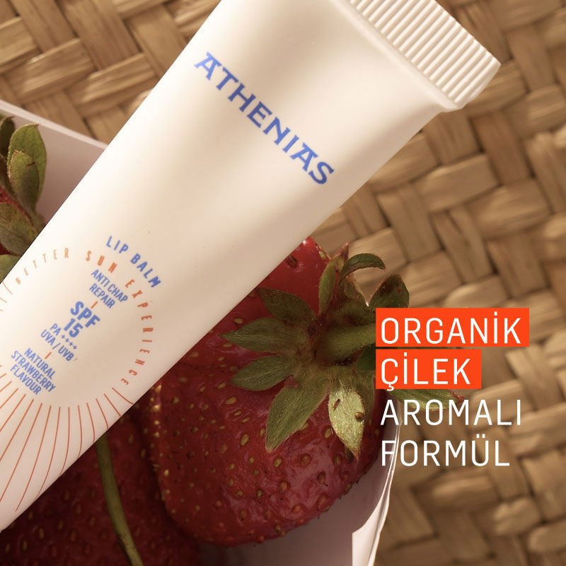 Lip Balm - Hydrating SPF 15+ with Natural Strawberry & Blue Light Protection - TryAladdin