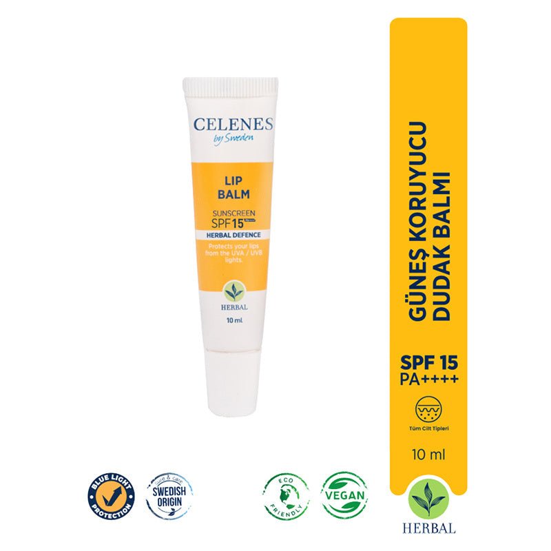 Lip Balm - Intensive Hydrating & SPF 15 Sun Protection with Herbal Oils - TryAladdin