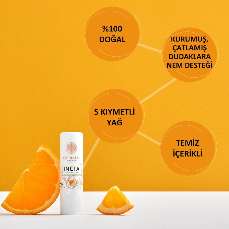 Lip Balm - Natural Oils & Orange for Dry, Chapped Lips - TryAladdin