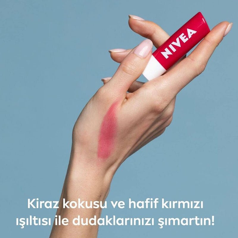 Lip Care Balm - Long - Lasting Hydration, Cherry Scent & Subtle Shimmer - TryAladdin