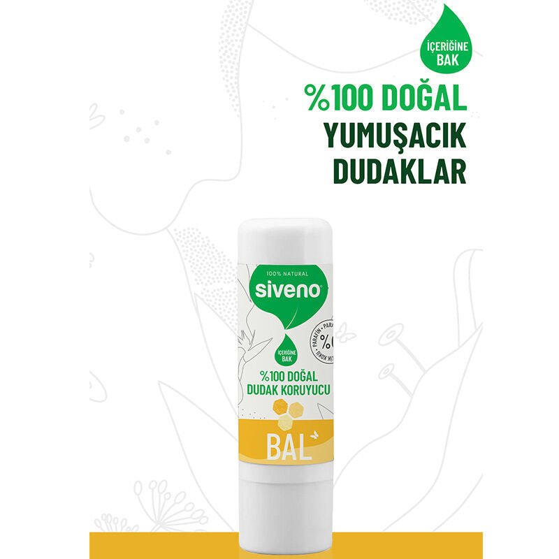 Lip Protector - Natural Honey, Shea & Olive Oil for Hydration - TryAladdin