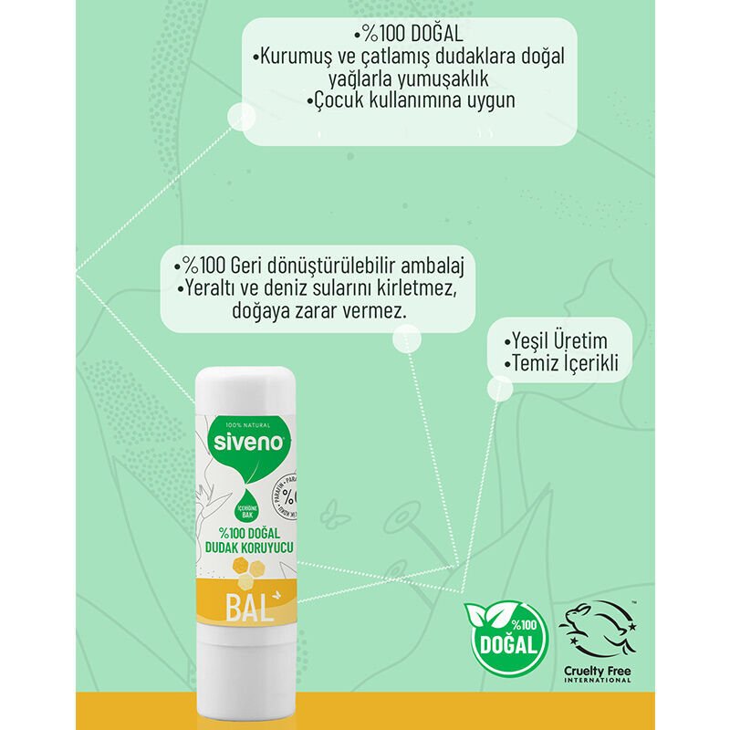 Lip Protector - Natural Honey, Shea & Olive Oil for Hydration - TryAladdin