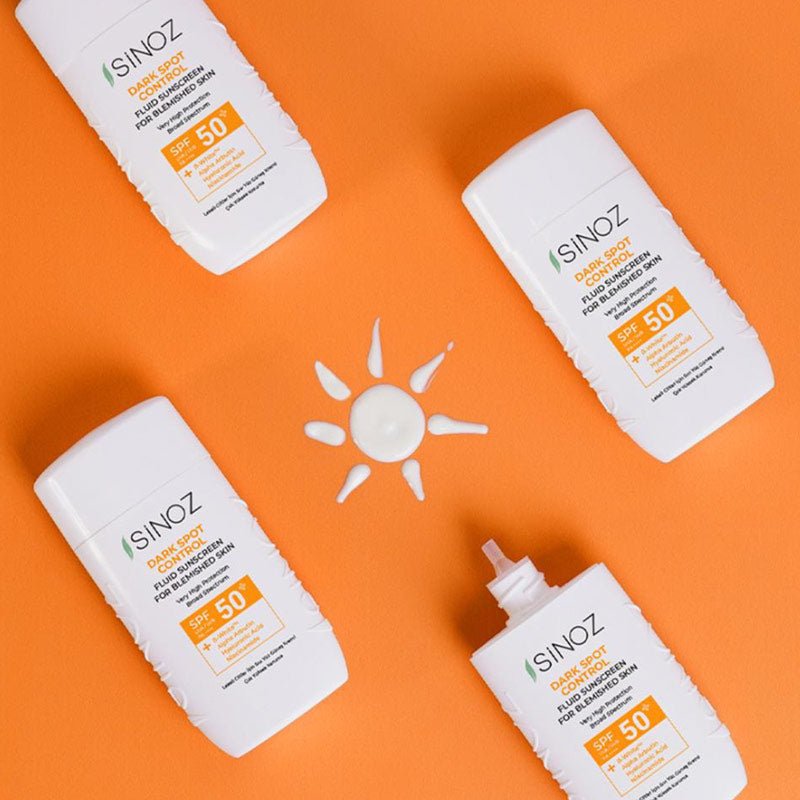 Liquid Face Sunscreen - Broad Spectrum SPF 50+ for Spot - Prone Skin - TryAladdin