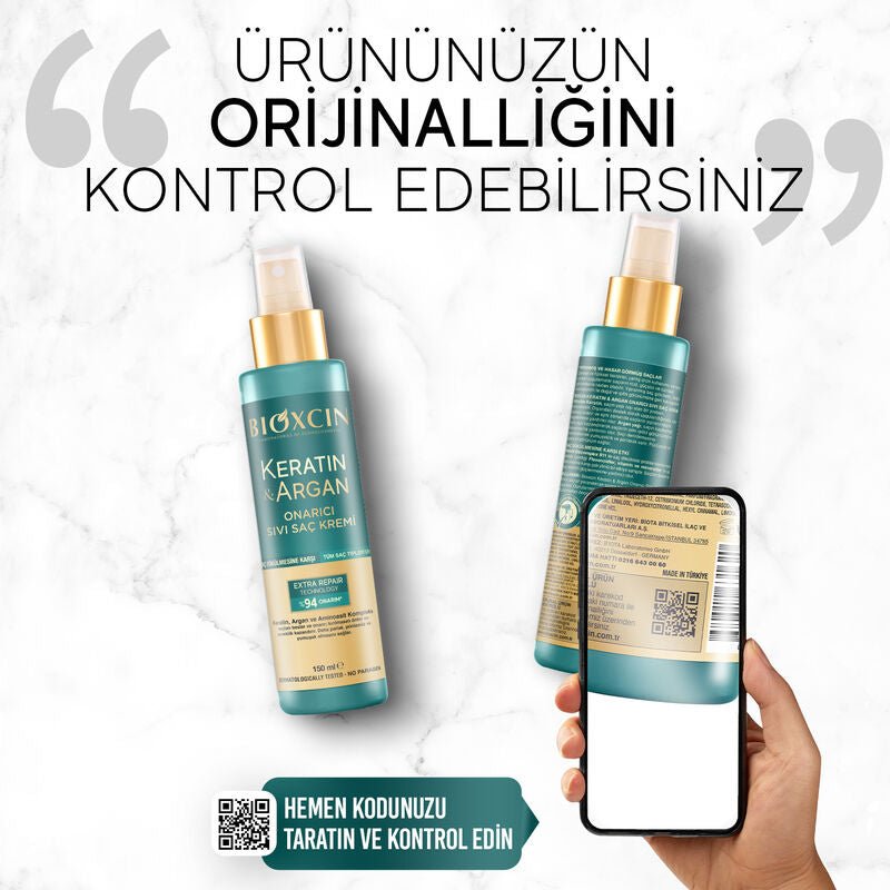 Liquid Hair Conditioner - Keratin & Argan for Nourished, Shiny Hair - TryAladdin