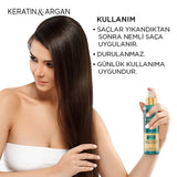Liquid Hair Conditioner - Keratin & Argan for Nourished, Shiny Hair - TryAladdin