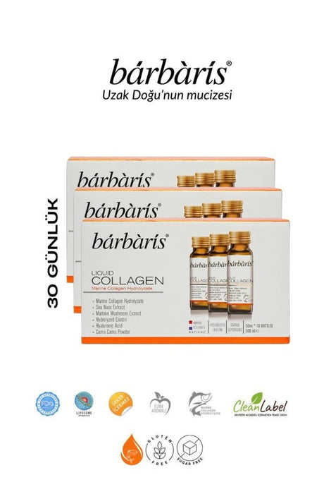 Liquid Marine Collagen - 30 Bottles for Radiant Skin, Hair & Nails - TryAladdin