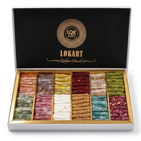 Lokart Premium Assorted Finger Turkish Delight - 1.8kg - TryAladdin