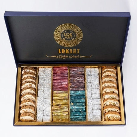 Lokart Premium Assorted Turkish Delight Selection - 1.8 kg - TryAladdin