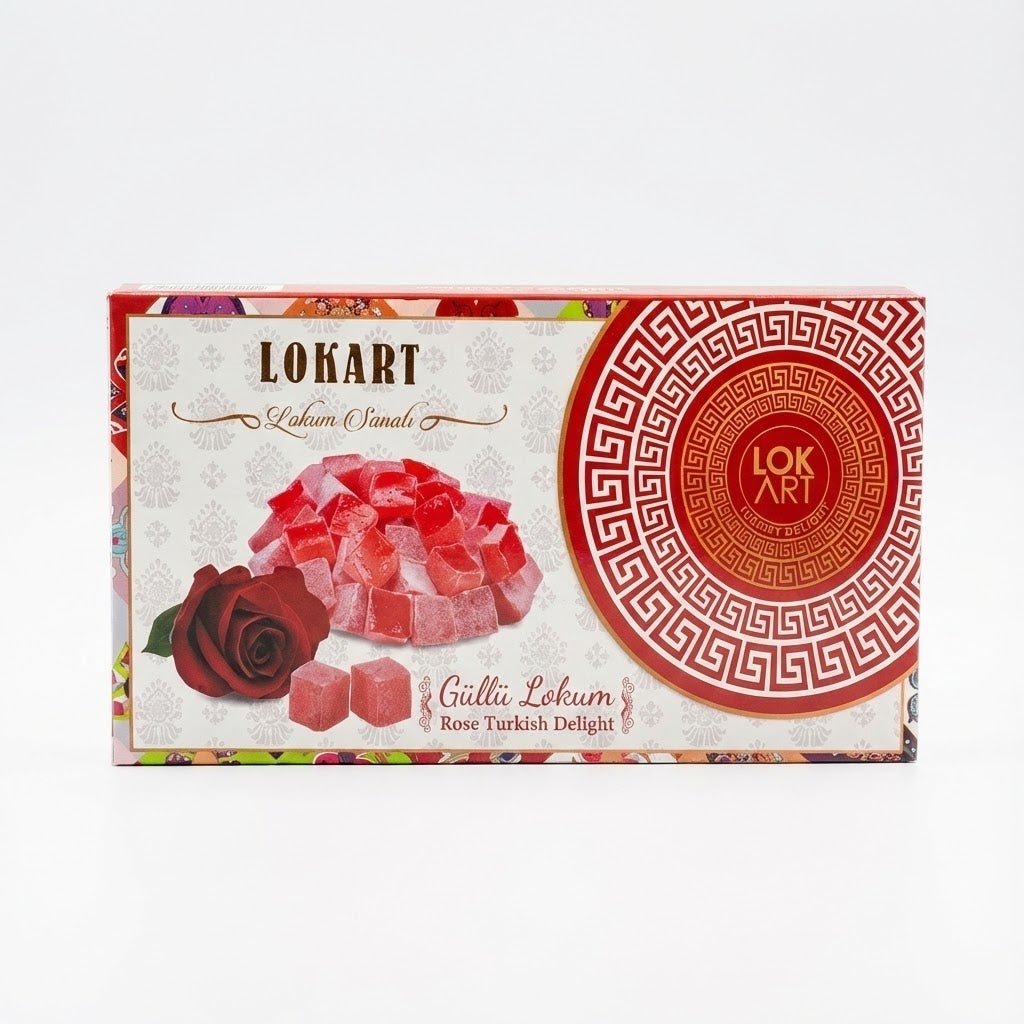 Lokart 高级玫瑰土耳其软糖Lokum - 400克- 试试阿拉丁– Aladdin