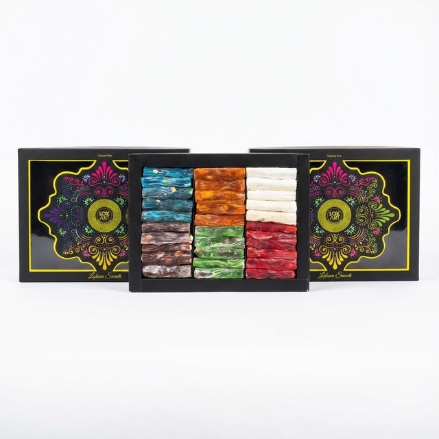 Lokart Professional Assorted Finger Turkish Delight Gift Box - 250g - TryAladdin