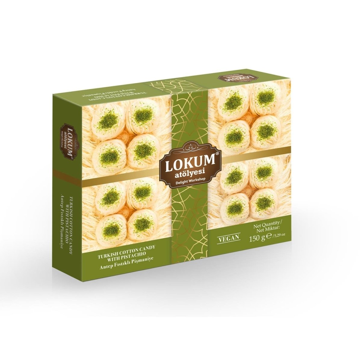 Lokum Atolyesi | Floss Halva with Pistachio