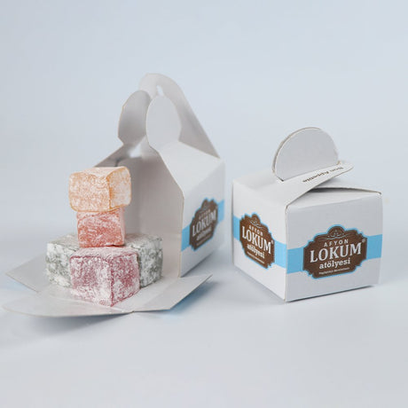 Lokum Atolyesi | Mixed Fruit Flavored Bird Turkish Delight (In 10 Single Boxes)