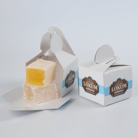 Lokum Atolyesi | Plain Turkish Delight (In 10 Single Boxes)