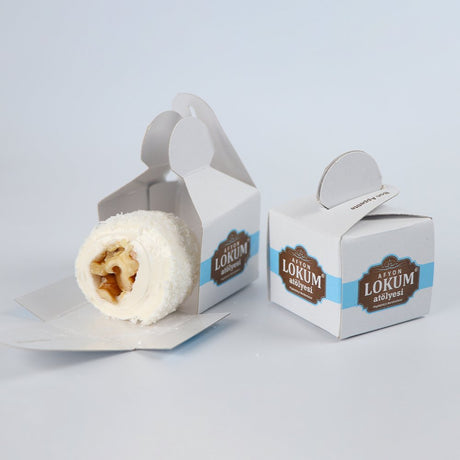 Lokum Atolyesi | Sultan Wrapped Turkish Delight with Walnuts (In 10 Single Boxes)