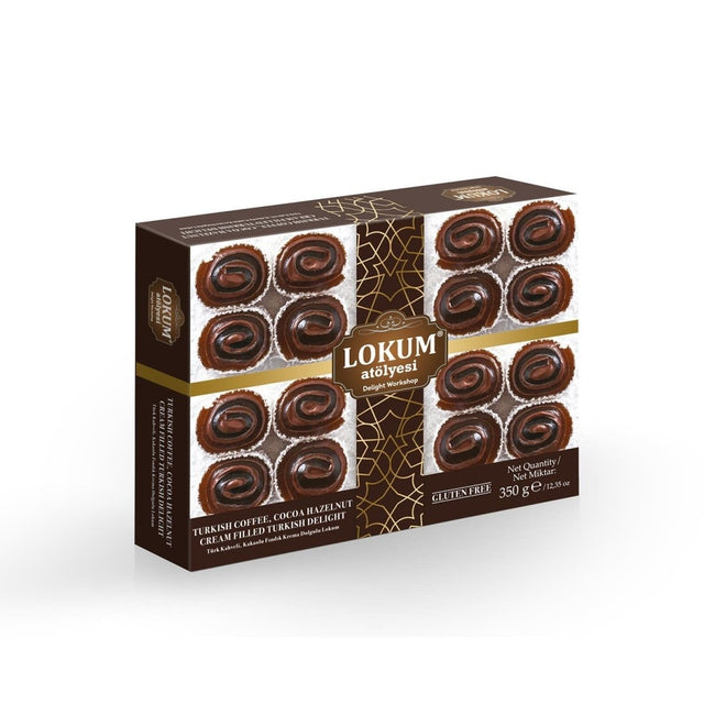 Lokum Atolyesi | Turkish Delight with Coffee, Cocoa, and Hazelnut Cream