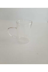Love In Kitchen Premium Borosilicate Heat - Resistant Glass Mug Set with Handles - 4 Pcs - TryAladdin