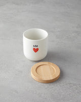 Premium Stoneware Red Beverage Cup Set 8 Piece 150ml Capacity