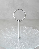 Professional Multi Tier Glass Serving Stand Dessert Display
