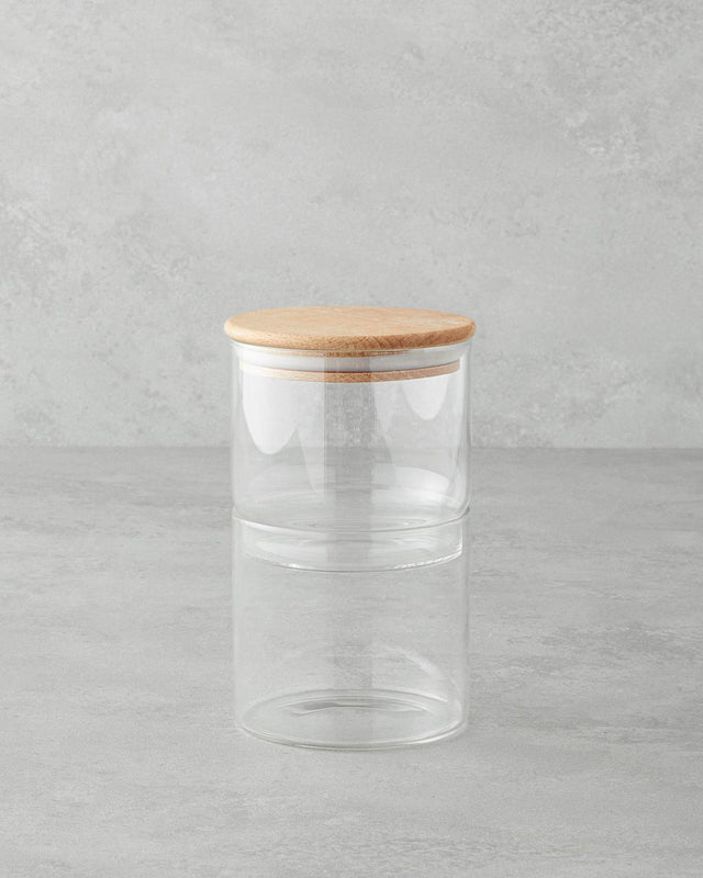 Professional-Borosilicate-Glass-Storage-Jar-Set-1000ml-Clear