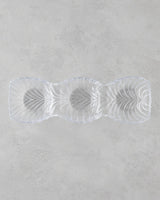 Elegant Rectangular Clear Glass Serving Platter