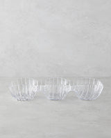 Elegant Rectangular Clear Glass Serving Platter
