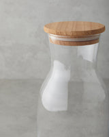 Luminous Glass 3 Piece Water Beverage Set Carafe Tumblers