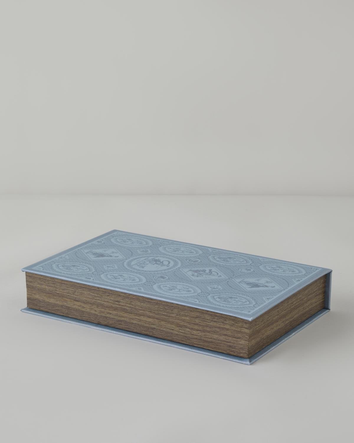 Professional Grade Grey Decorative Storage Box   Elegant Home Accent