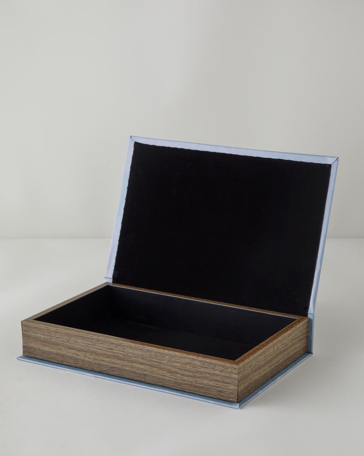 Professional Grade Grey Decorative Storage Box   Elegant Home Accent