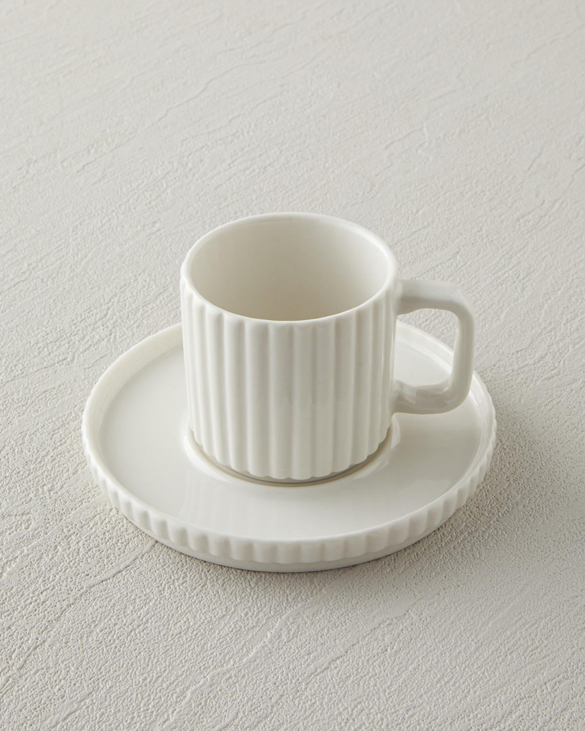 Professional Porcelain 18 Piece Tea Coffee Serving Set White