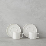 English Home Lunara Professionelles Porzellan Türkisches Kaffeetassen-Set - 4-teilig