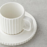 English Home Lunara Professionelles Porzellan Türkisches Kaffeetassen-Set - 4-teilig