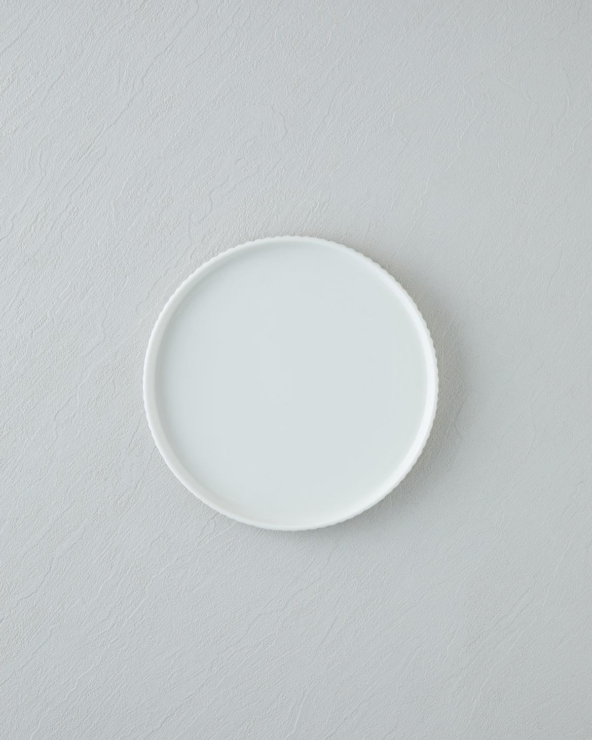 Premium White Porcelain Dessert Plate   Elegant Lunara Collection