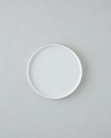 Premium White Porcelain Dessert Plate   Elegant Lunara Collection