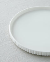 Premium White Porcelain Dessert Plate   Elegant Lunara Collection