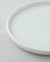 Professional Grade White Porcelain Serving Plate   Elegant Dinnerware
