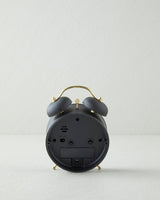 Modern Lunel Decorative Table Clock Sleek Black 13cm