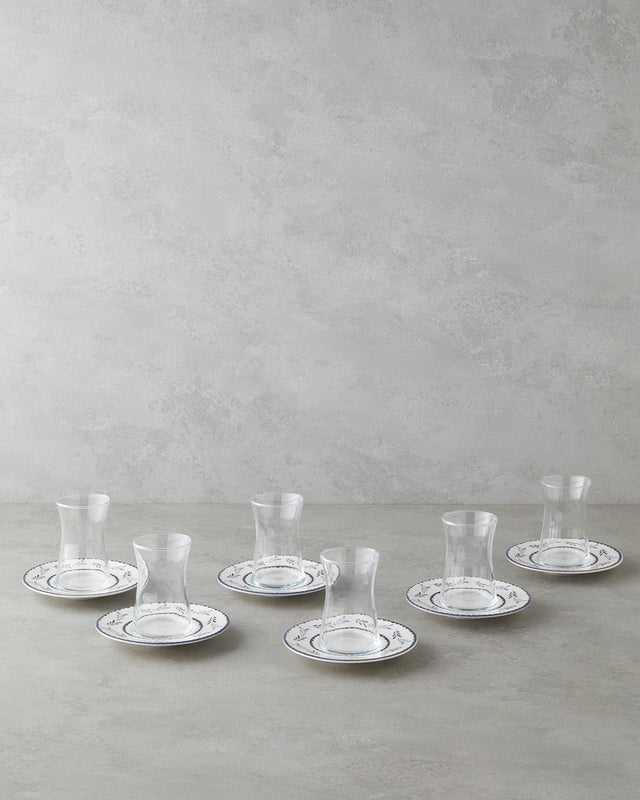 Professional-Porcelain-Blue-Tea-Set-12-Piece-Service-for-6