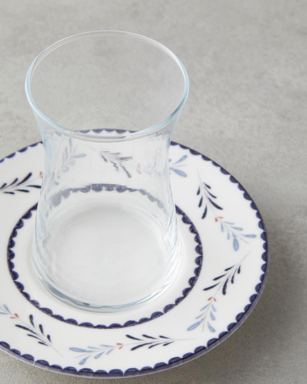 Professional Porcelain Blue Tea Set 12 Piece Service for 6