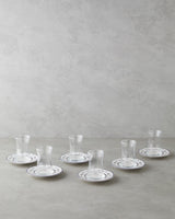Professional Porcelain Blue Tea Set 12 Piece Service for 6