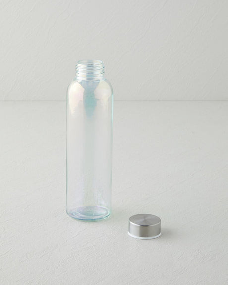 Premium Lustered Glass Decorative Bottle - Vibrant Colorful Design