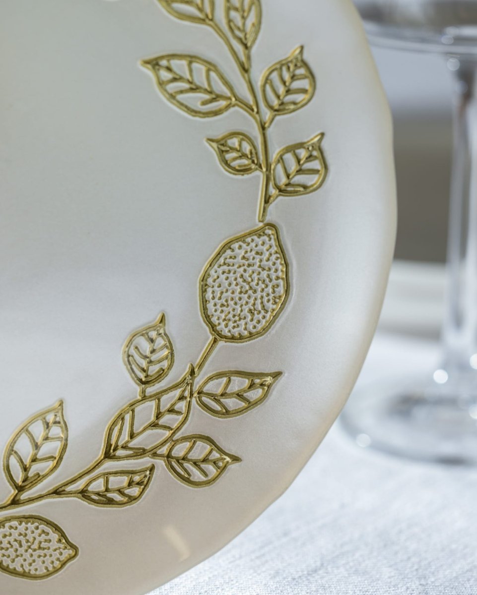 Lustrous Glass Dessert Plate - Modern Minimalist - TryAladdin