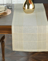 Luxury Linen Table Runner   Beige   Wholesale Quality
