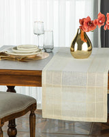 Luxury Linen Table Runner - Beige - Wholesale Quality